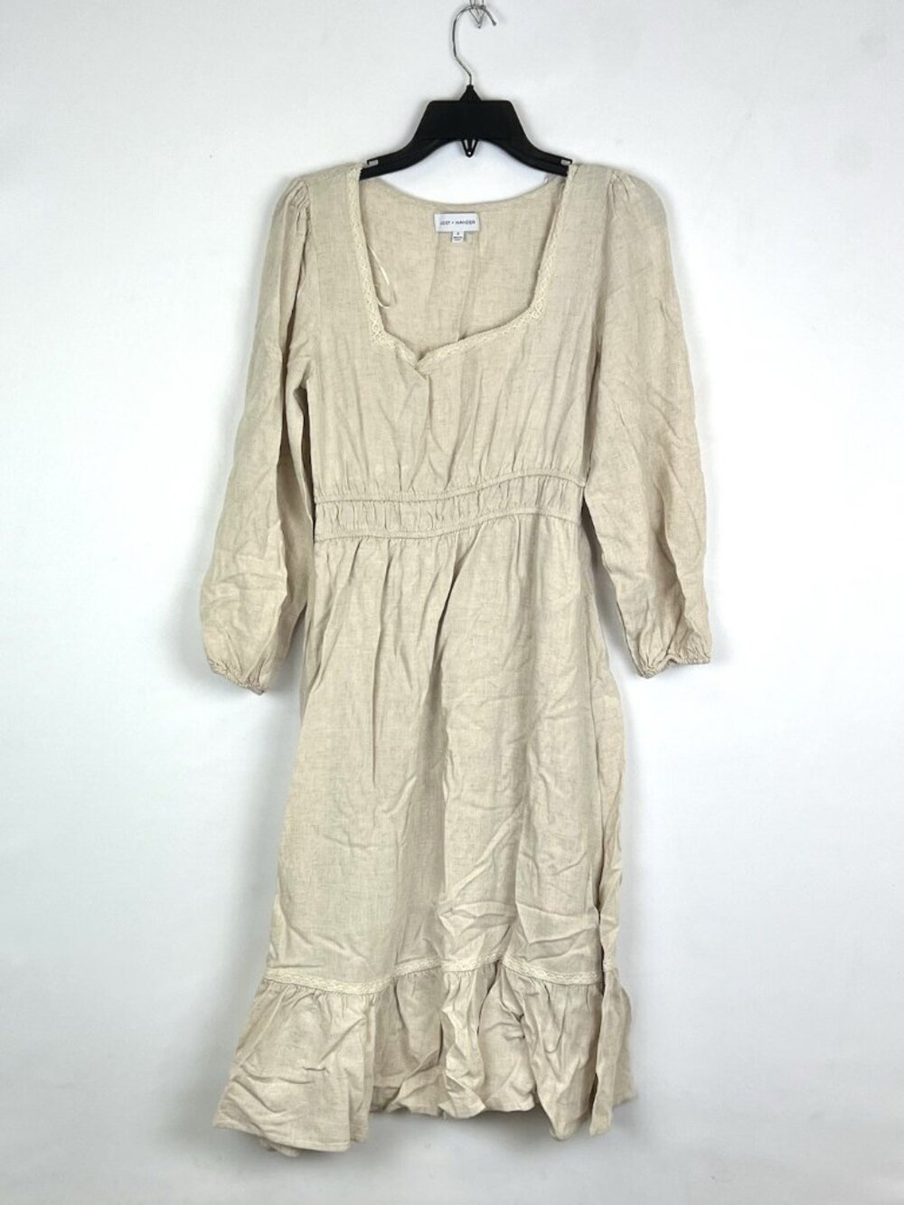 Lost Wander Women’s Cream Long Sleeve Dress Size Small